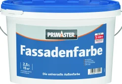 Primaster Fassadenfarbe 2,5 L weiß