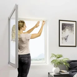 Primaster Fliegengitter 130 x 150 cm weiß kürzbar