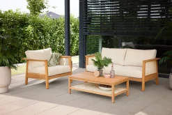 Primaster Gartenmöbel-Set Aruba Akazie/Wiener Geflecht