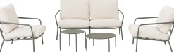 Primaster Gartenmöbel-Set Locarno 2 Sitzer Stahl