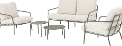 Primaster Gartenmöbel-Set Locarno 2 Sitzer Stahl