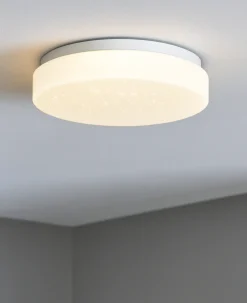 Primaster LED Deckenleuchte Boston mit Sternenhimmel 24 x 6 cm weiß