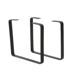 Primaster Tischgestell U-Form schwarz 42 x 48 cm