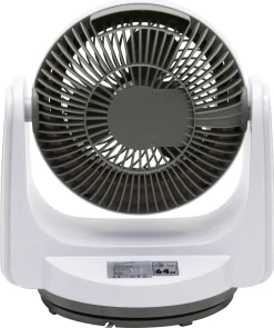 Primaster Tischventilator Turbo 45 W, Ø 24 cm, weiß, 3 Stufen, Timer