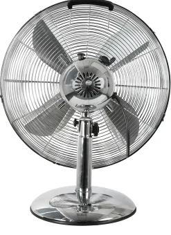 Primaster Tischventilator mit 3 Stufen Ø 40 cm verchromt