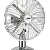 Primaster Tischventilator Retro Ø ca. 30 cm, verchromt