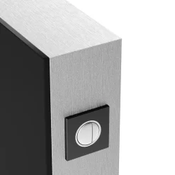 Primaster Vorwandelement Wand-WC inkl. Spülkasten 100 x 38 cm schwarz