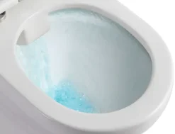 Primaster Wand WC spülrandlos Klea Tiefspüler weiß inkl. WC Sitz