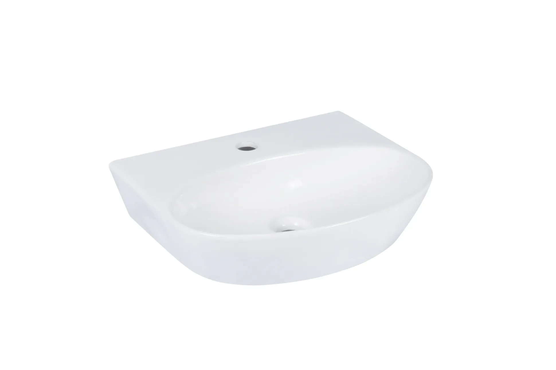 Primaster Waschbecken Keramik Amara 46 x 39 cm weiß