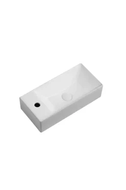 Primaster Waschbecken Keramik Fiora 50 x 24 cm weiß