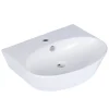 Primaster Waschbecken Keramik Amara 52 x 42 cm weiß