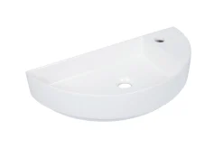 Primaster Waschbecken Keramik Luna 60 x 30 cm weiß