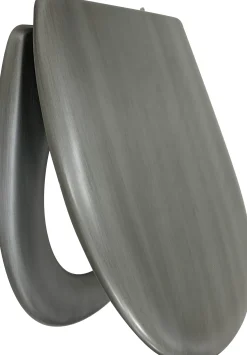 Primaster WC-Sitz mit Absenkautomatik Metallic grau