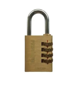 Primaster Zahlenschloss Aluminium gold 85 mm
