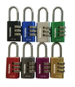 Primaster Zahlenschloss Aluminium 74 mm