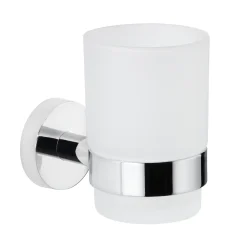 Primaster Zahnputzbecher Classic Round Edelstahl
