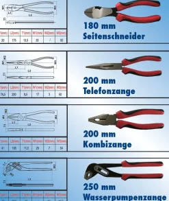 Primaster Zangen-Set 4-teilig
