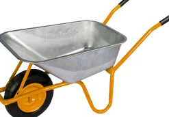 pro-bau-tec Bauschubkarre mit PU-Rad 100 l Tragkraft 160 kg
