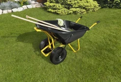 pro-bau-tec Schubkarre Twin 160 l max. 220 kg