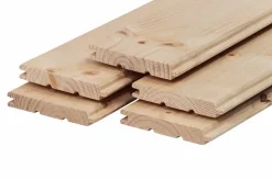Profilholz Fichte Tanne A B-Sortierung 250 x 12,1 cm 19 mm Faseprofil