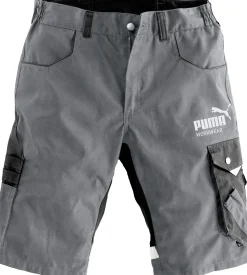 Puma kurze Arbeitshose CHAMP stahlgrau/carbon