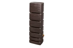 4rain Regenwasser-Wandtank Slim Wood Decor darkwood 350 Liter