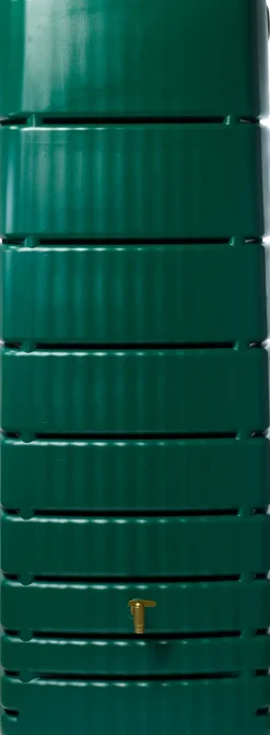 4rain Regenwasser-Wandtank Slim 650 l, grün