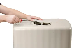 4rain Regenwasser-Wandtank Slim sandbeige 350 Liter