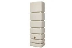 4rain Regenwasser-Wandtank Slim sandbeige 350 Liter