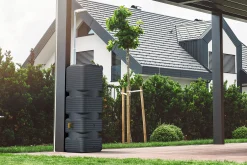 4rain Wandtank Quadro mit Deckel & Auslaufhahn 170 L