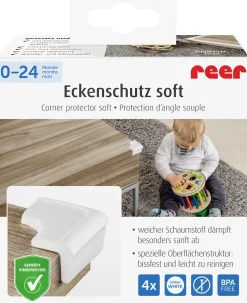 reer Eckenschutz soft weiß 4 Stück