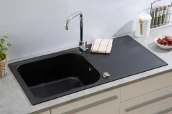 respekta by Schock Cristalite Granit Einbauspüle ORLANDO100X50S