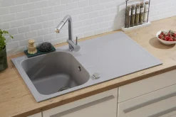 respekta Cristalite Massivgranitspülen 1 Becken Orlando 86 x 50