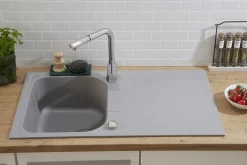 respekta Cristalite Massivgranitspülen 1 Becken Orlando 86 x 50