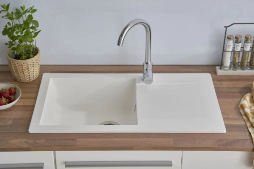 respekta Mineralite Einbauspüle DENVER78X44W