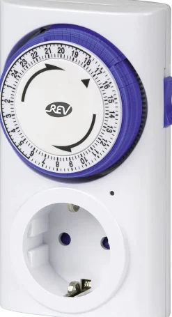 REV Ritter Zeitschaltuhr mechanisch Premium, weiß