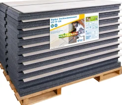 Rigidur Gipsfaser-Dachbodenelement 150 x 50 cm 100 mm mit EPS-Kaschierung