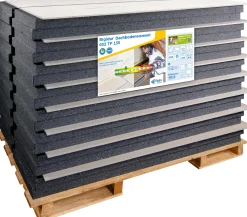 Rigidur Gipsfaser-Dachbodenelement 150 x 50 cm 135 mm mit EPS-Kaschierung