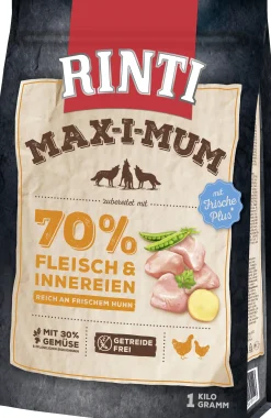 Rinti Max-i-Mum Hundetrockenfutter Adult 1 kg Huhn