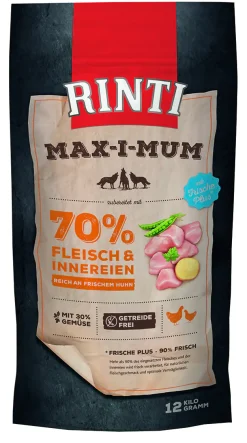Rinti Max-i-Mum Hundetrockenfutter Adult 12 kg Fleisch & Innerein