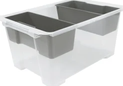 Rotho Aufbewahrungsbox EVO Easy 44 L transparent 58,3 x 39,2 x 27,7 cm