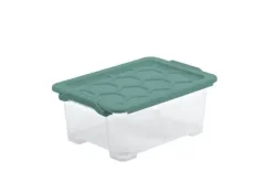 Rotho Aufbewahrungsbox EVO Safe inkl. Deckel 11 L Mistletoe grün
