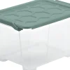 Rotho Aufbewahrungsbox EVO Safe inkl. Deckel 15 L Mistletoe grün