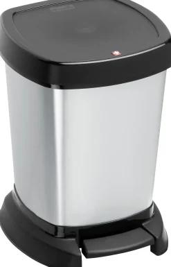 Rotho Kosmetikeimer Paso silber metallic 6 L