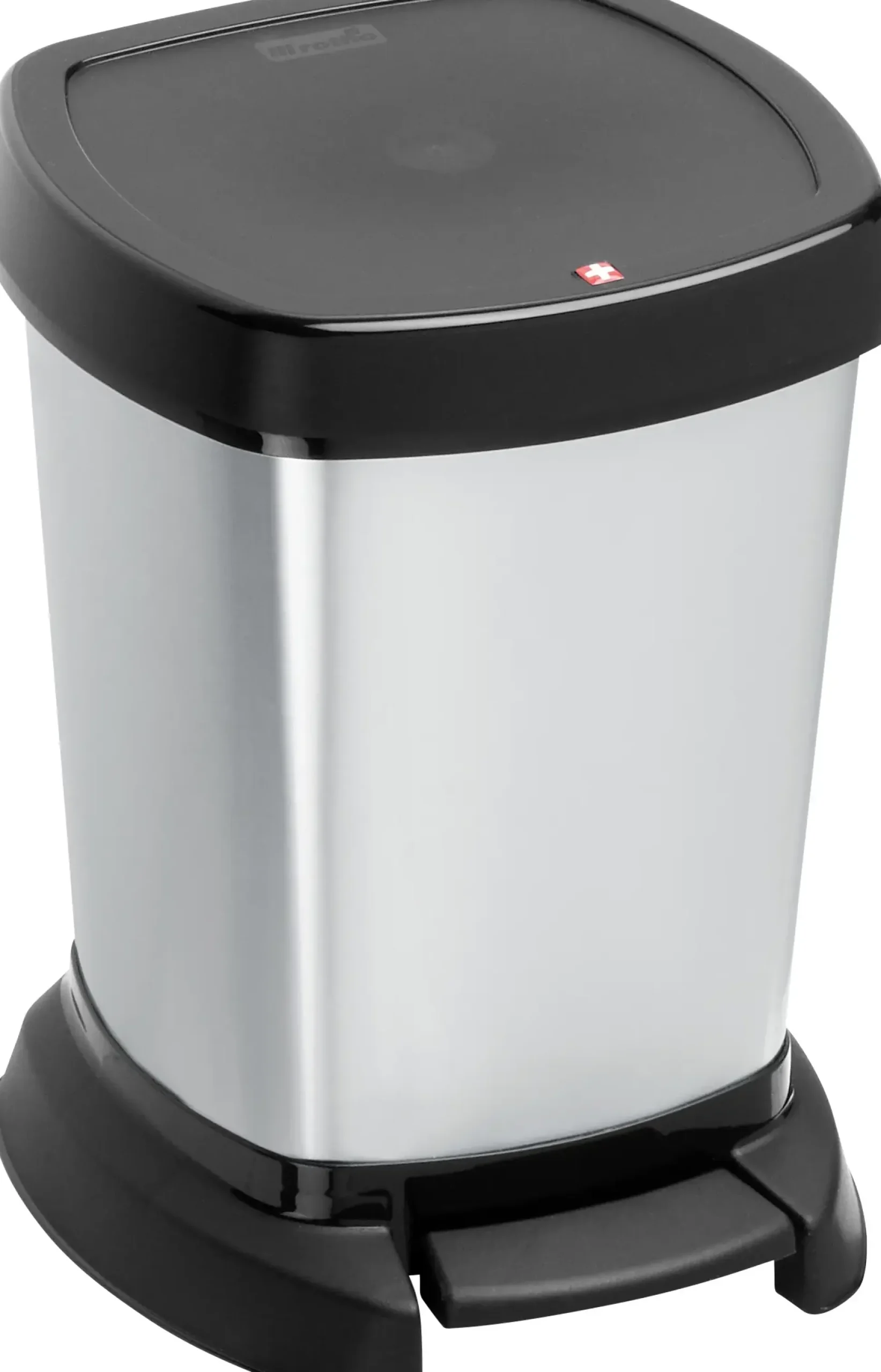 Rotho Kosmetikeimer Paso silber metallic 6 L