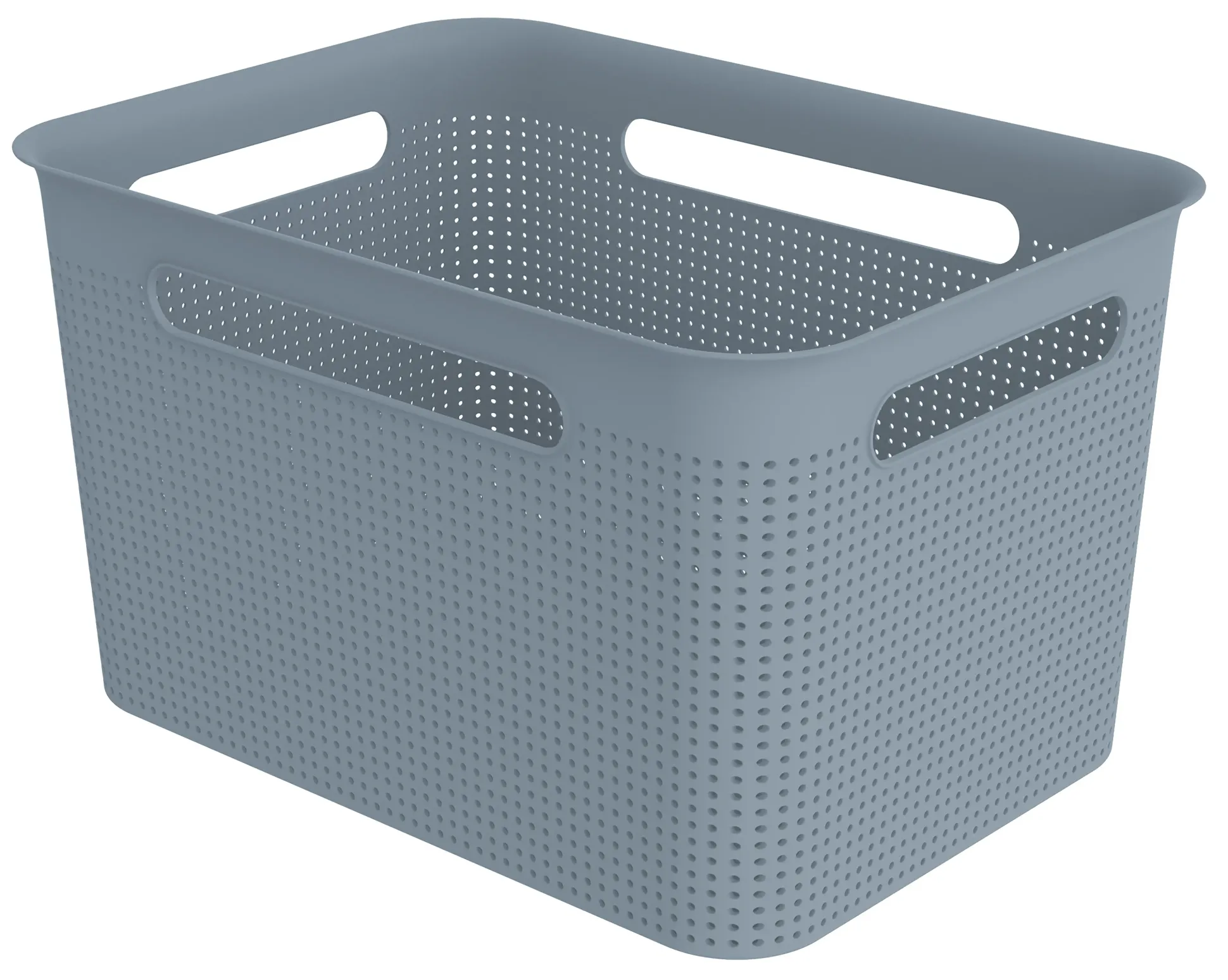 Rotho Wäschekorb Brisen 16 L misty blau