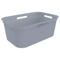 Rotho Wäschekorb Brisen 41 L misty blau