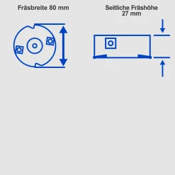 Scheppach Lackfräse LFR720 230 V 720 W max. 0,3 mm Frästiefe