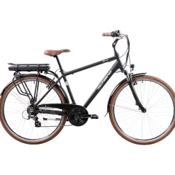 Schiano Ride E-Bike Trekking 28 Zoll 21-Gang 374 Wh schwarz