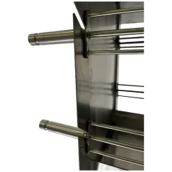Schneider Mutzbratengrill aus Edelstahl, mit 4 Grillspießen